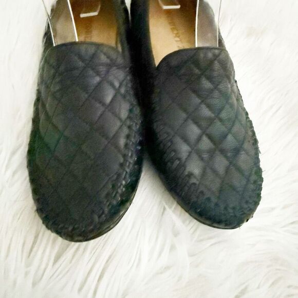 ROBERT ZUR x NORDSTROM | Quana Black Quilted Glove Leather Driving Loafers | 7 - Picture 4 of 7